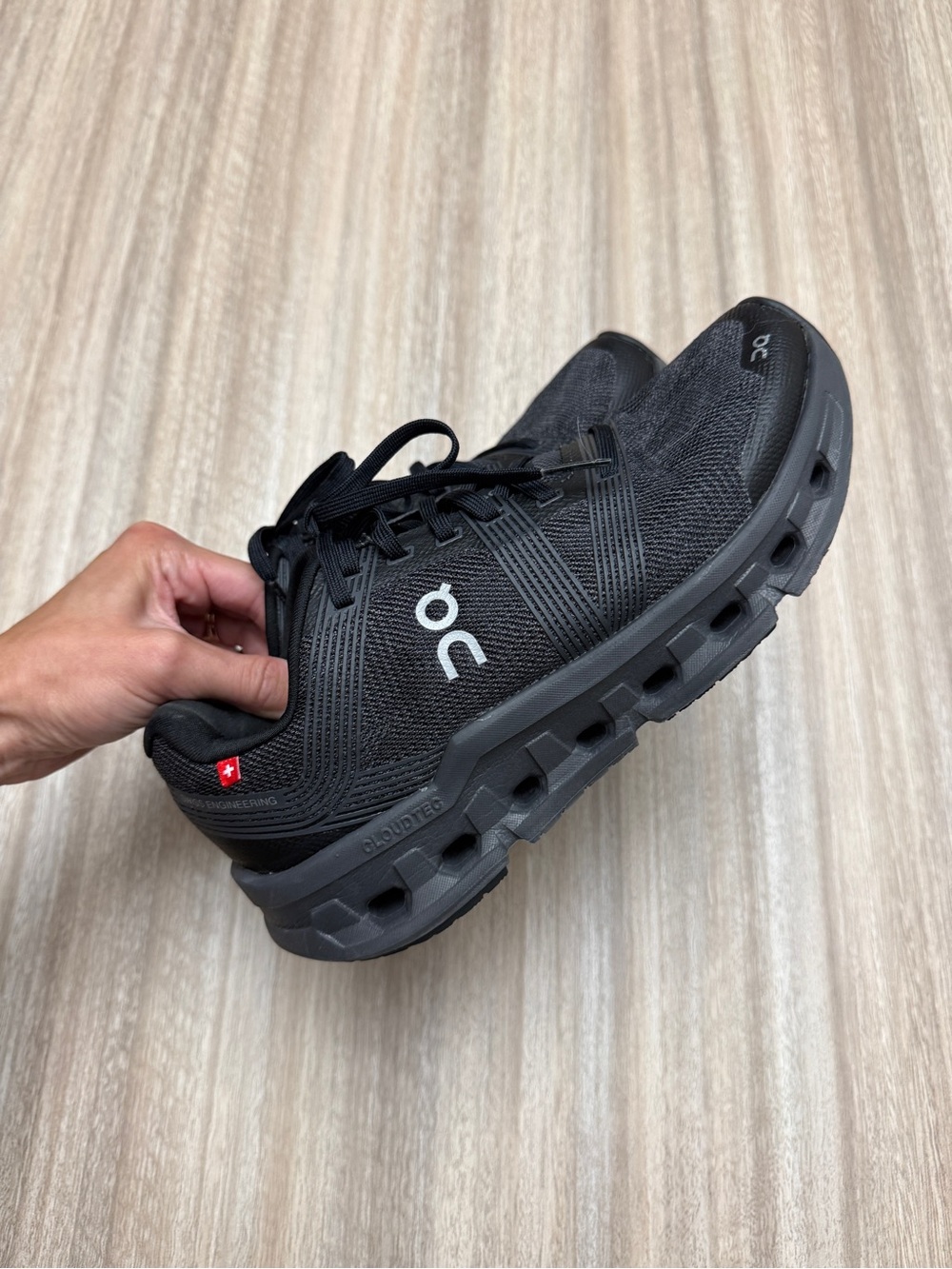 On Running On Cloudgo Running Shoe in Black/Eclipse Color Way Size 6.5 Women's